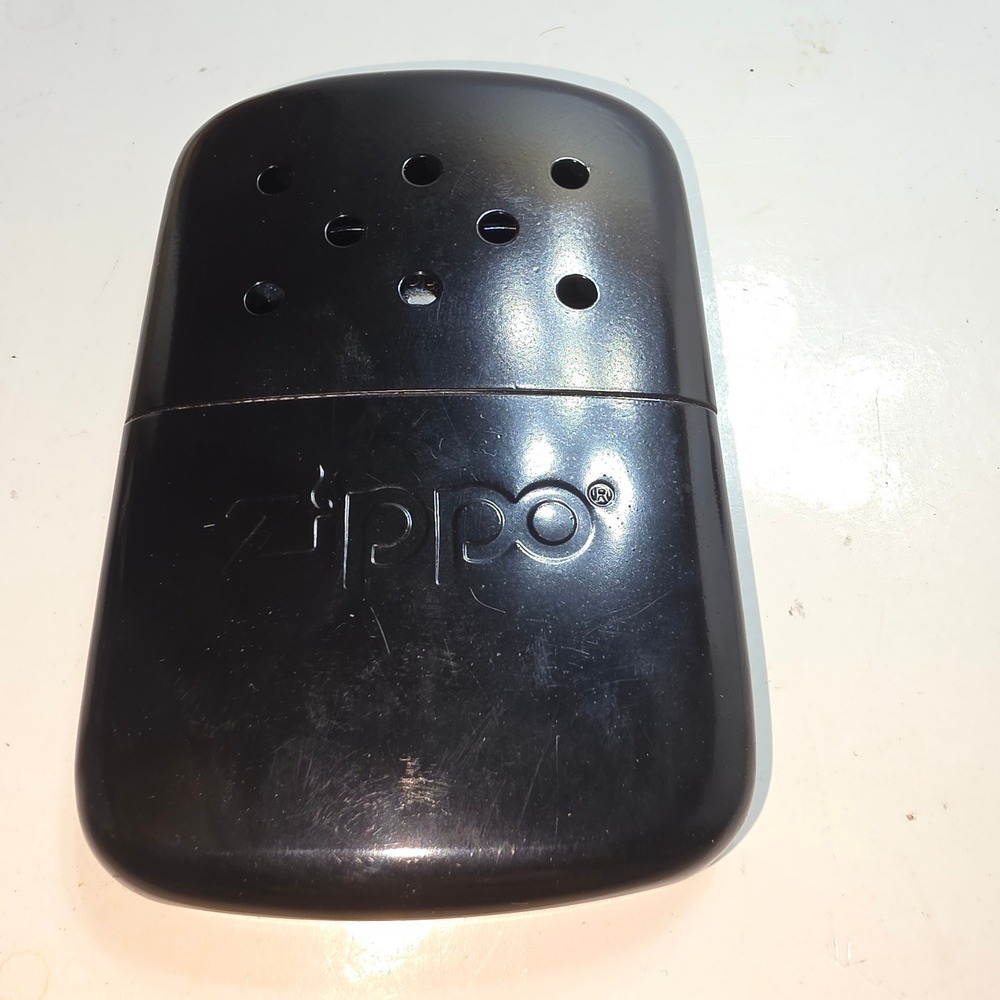 Zippo 12 Hour Refillable Hand Warmer Matte Black with Pouch 40323
